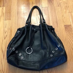 Like New! Furla hobo, silver hw, pebbled leather